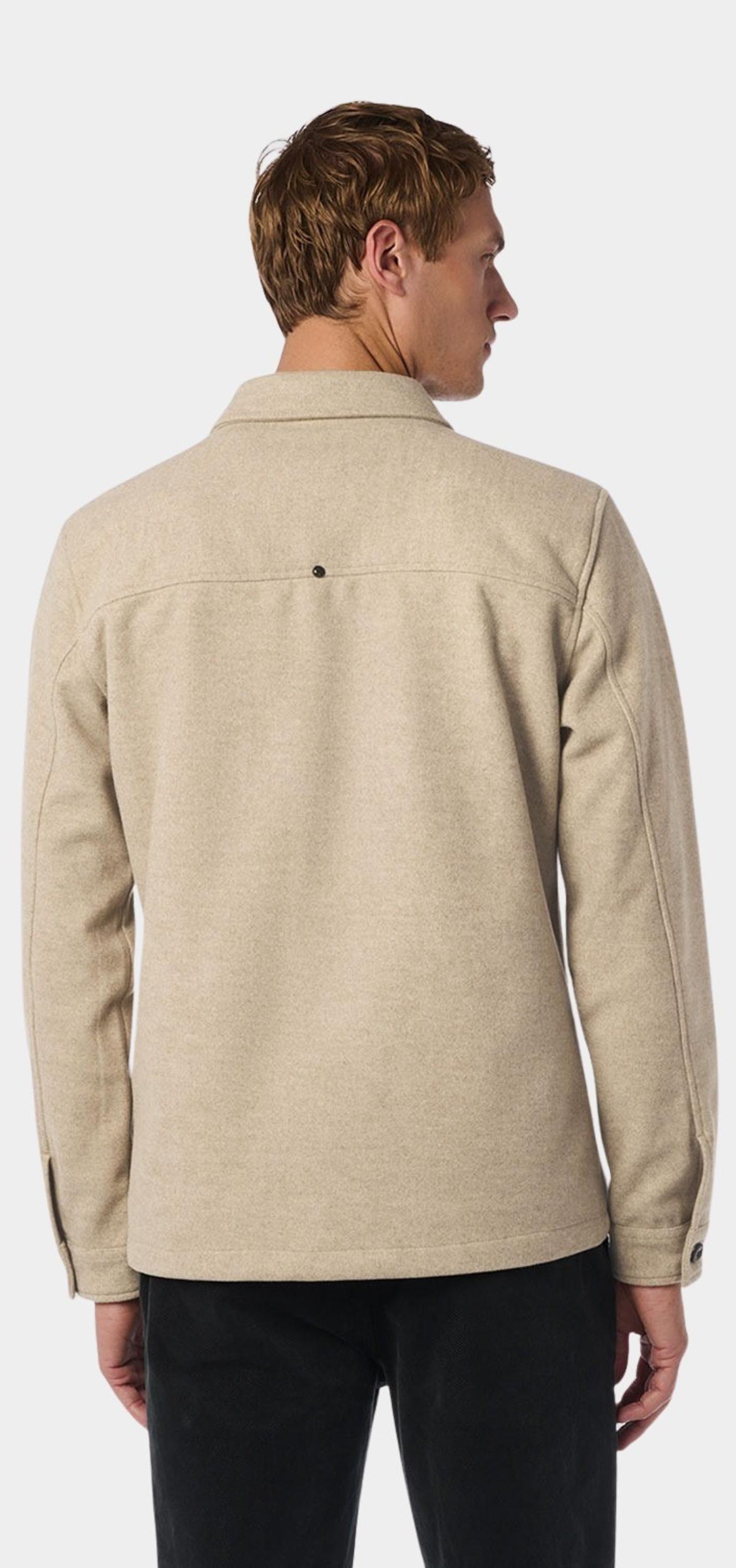 No Excess Groen Overshirt Button Closure Mela 25510903/043