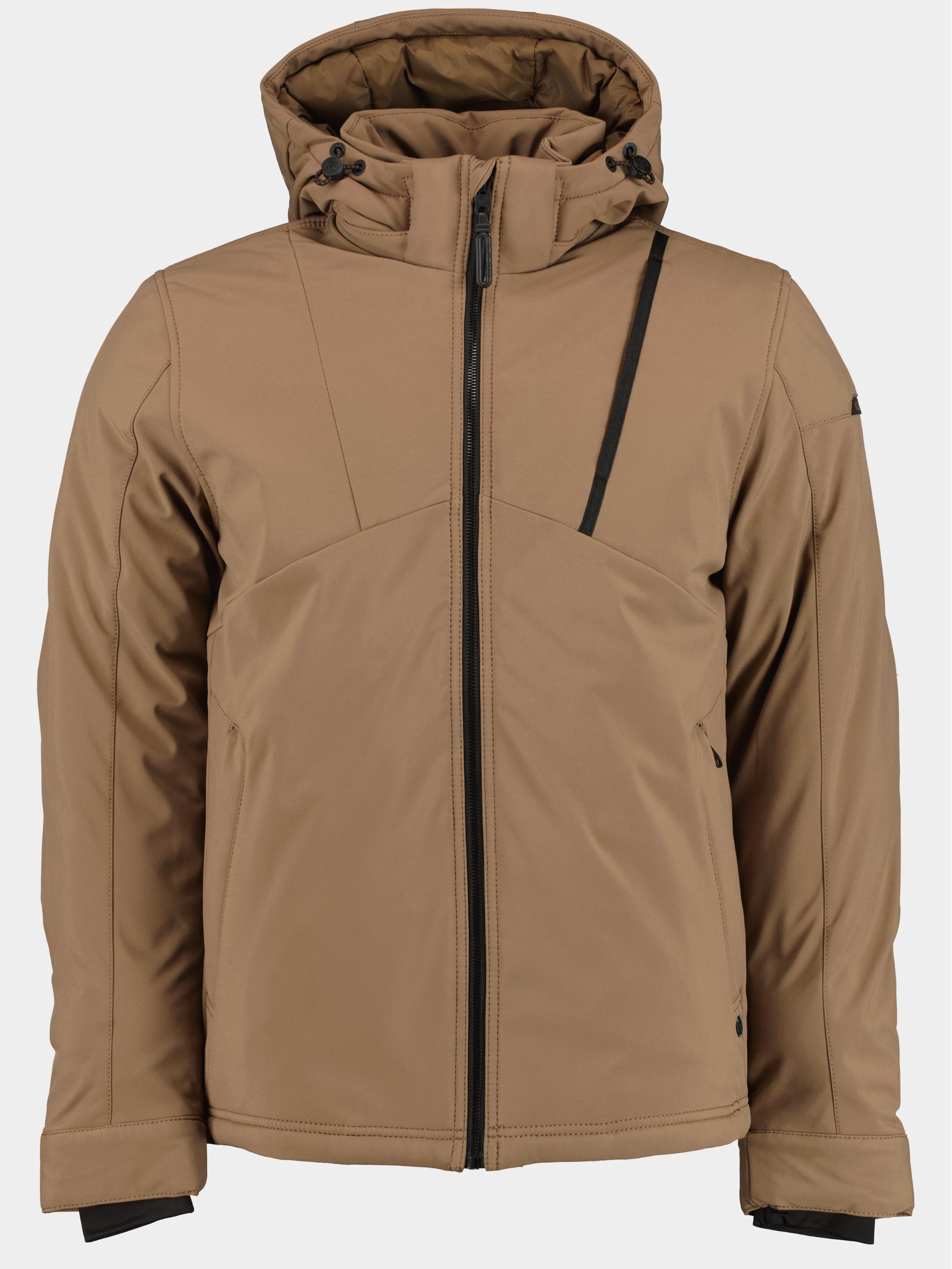 Cast Iron Softshell Bruin Hooded jacket Softshell Super CJA2308142/8076