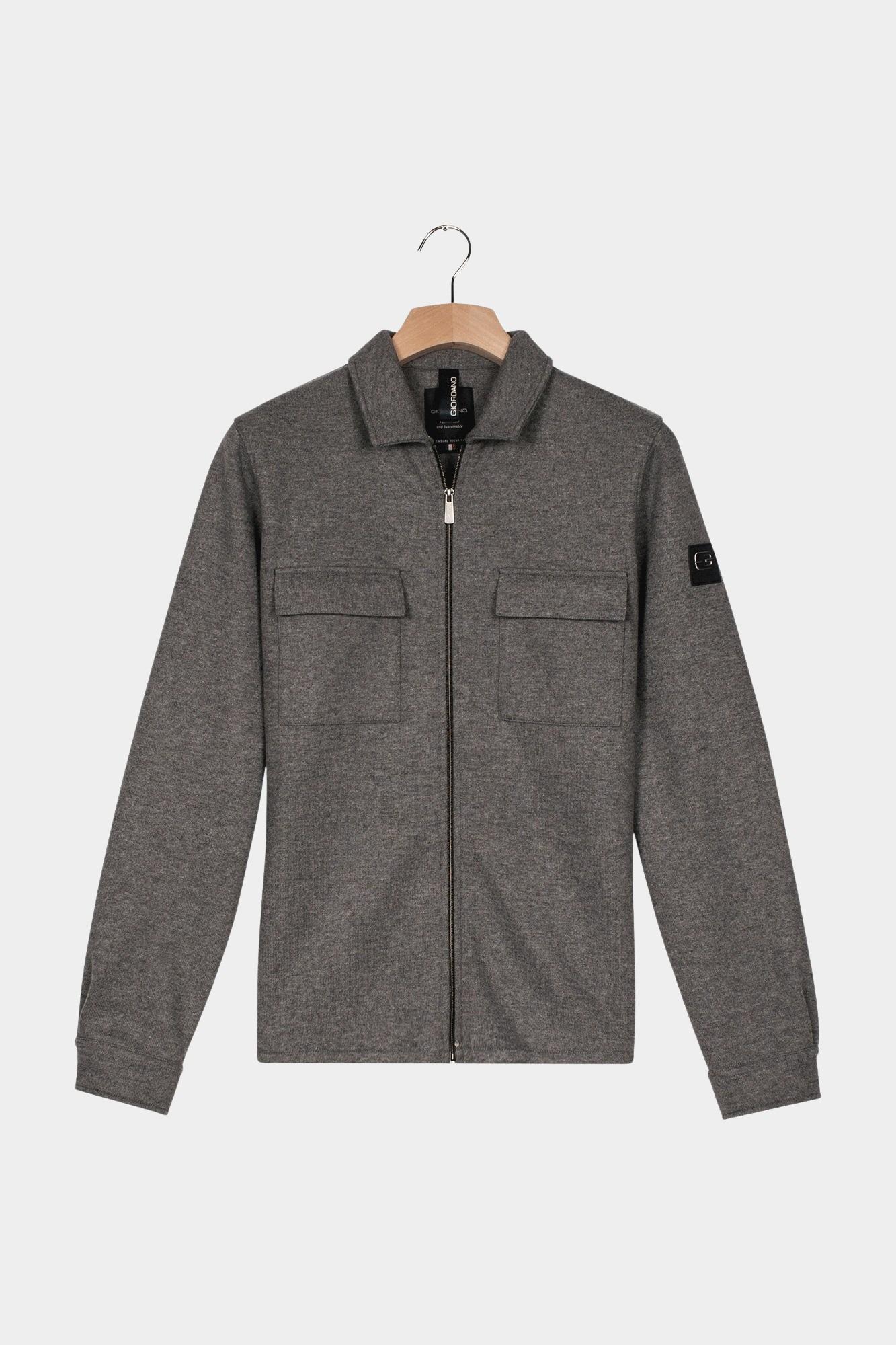 Giordano Overshirt Grijs Carissio Full Zip Overshirt K 527517/91