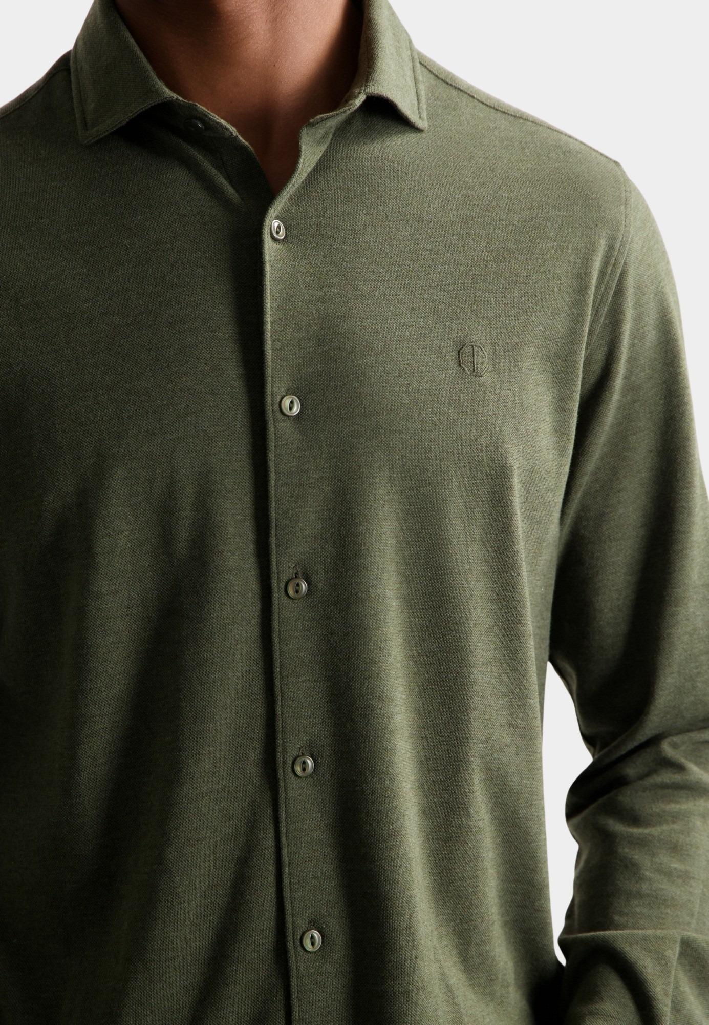 Dstrezzed Casual hemd lange mouw Groen Kirk Shirt 303714-AW24/557