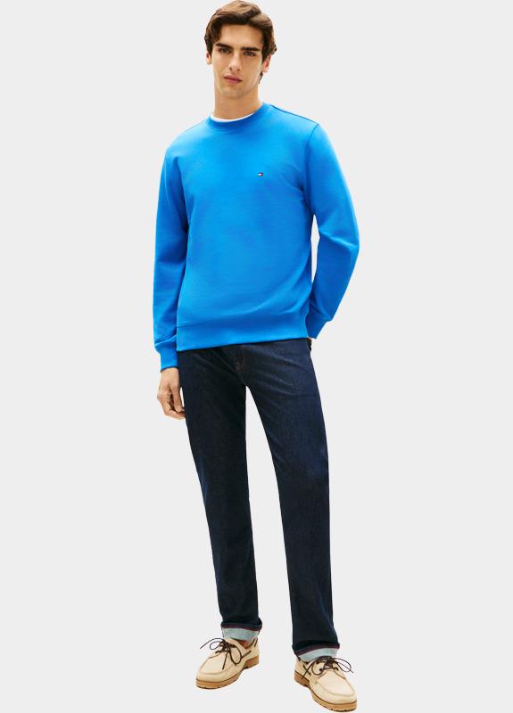 Tommy Hilfiger Pullover Blauw ESSENTIAL TERRY CREWNECK MW0MW37237/C4U