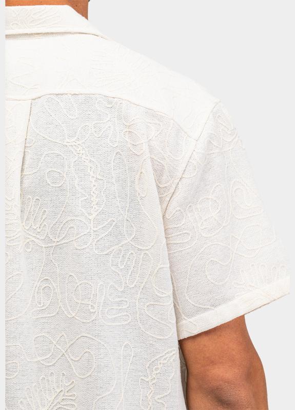 Butcher of Blue Casual hemd korte mouw Wit Alex Resort M2614050/112