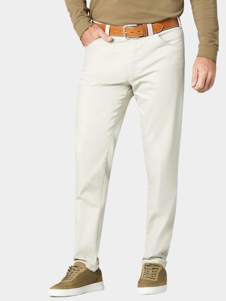 Meyer Katoenen Broek Beige DUBLIN Art.1-5046 1271504600/32