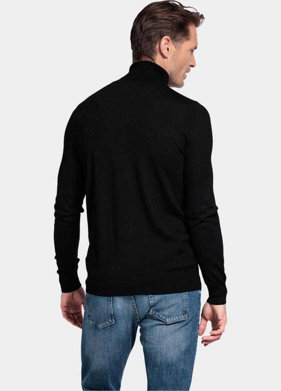 Baileys Coltrui Zwart High Neck Pullover  14gg sing 520069/90