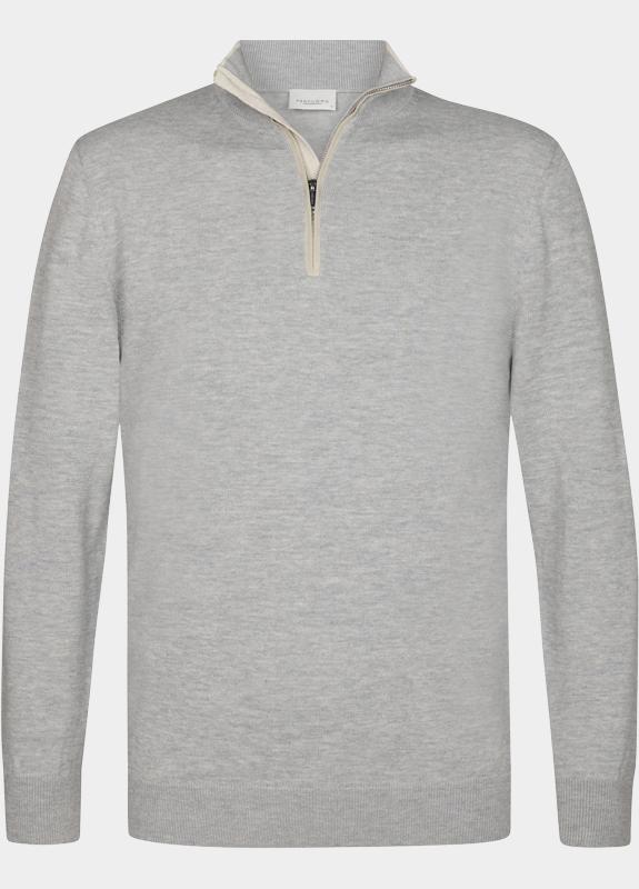 Profuomo Half Zip Grijs  PPWJ10030/A