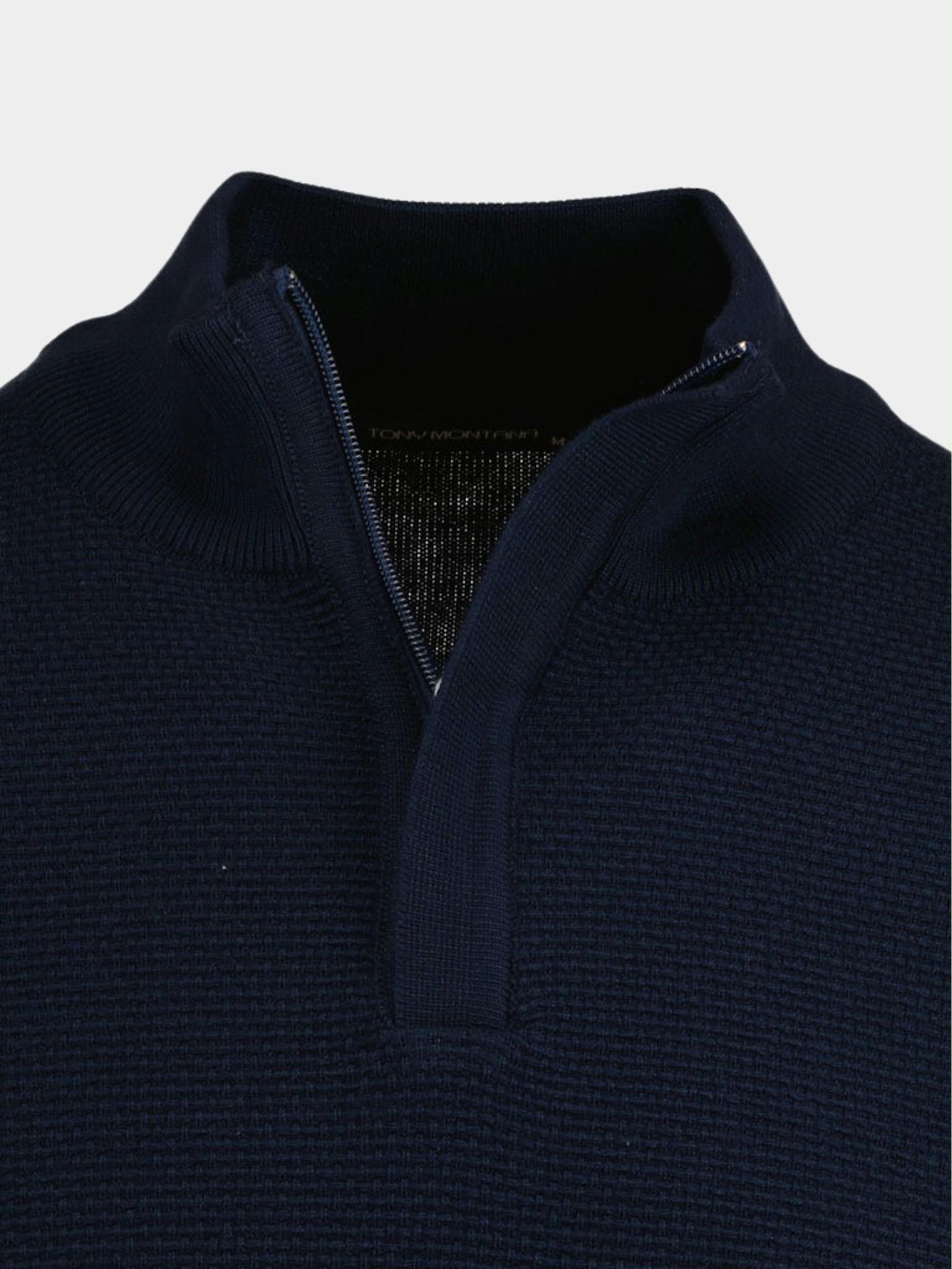 Tony Montana Pullover Blauw  T1204/Marine
