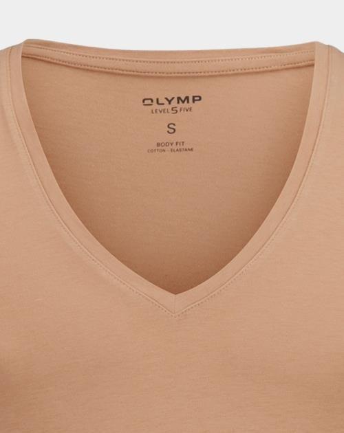 Olymp T-shirt korte mouw Bruin 0805/00 T-Shirt 080500/24