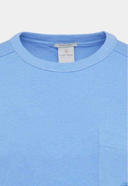 Cast Iron T-shirt korte mouw kleur toevoegen R-neck regular fit fabric dye CTSS2208593/5042