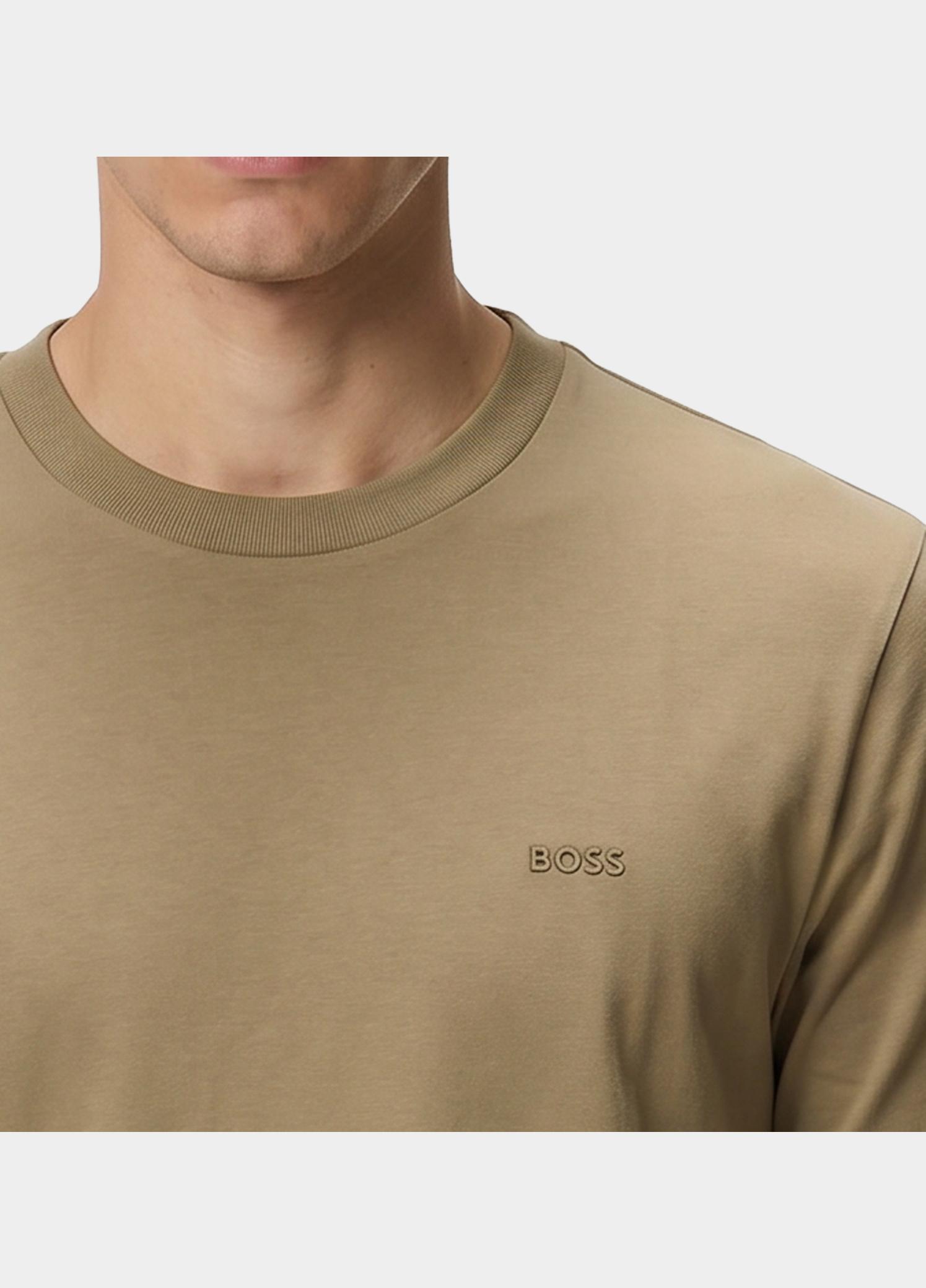 BOSS Black T-shirt heren Beige Thompson 01 10241525 01 50468347/252