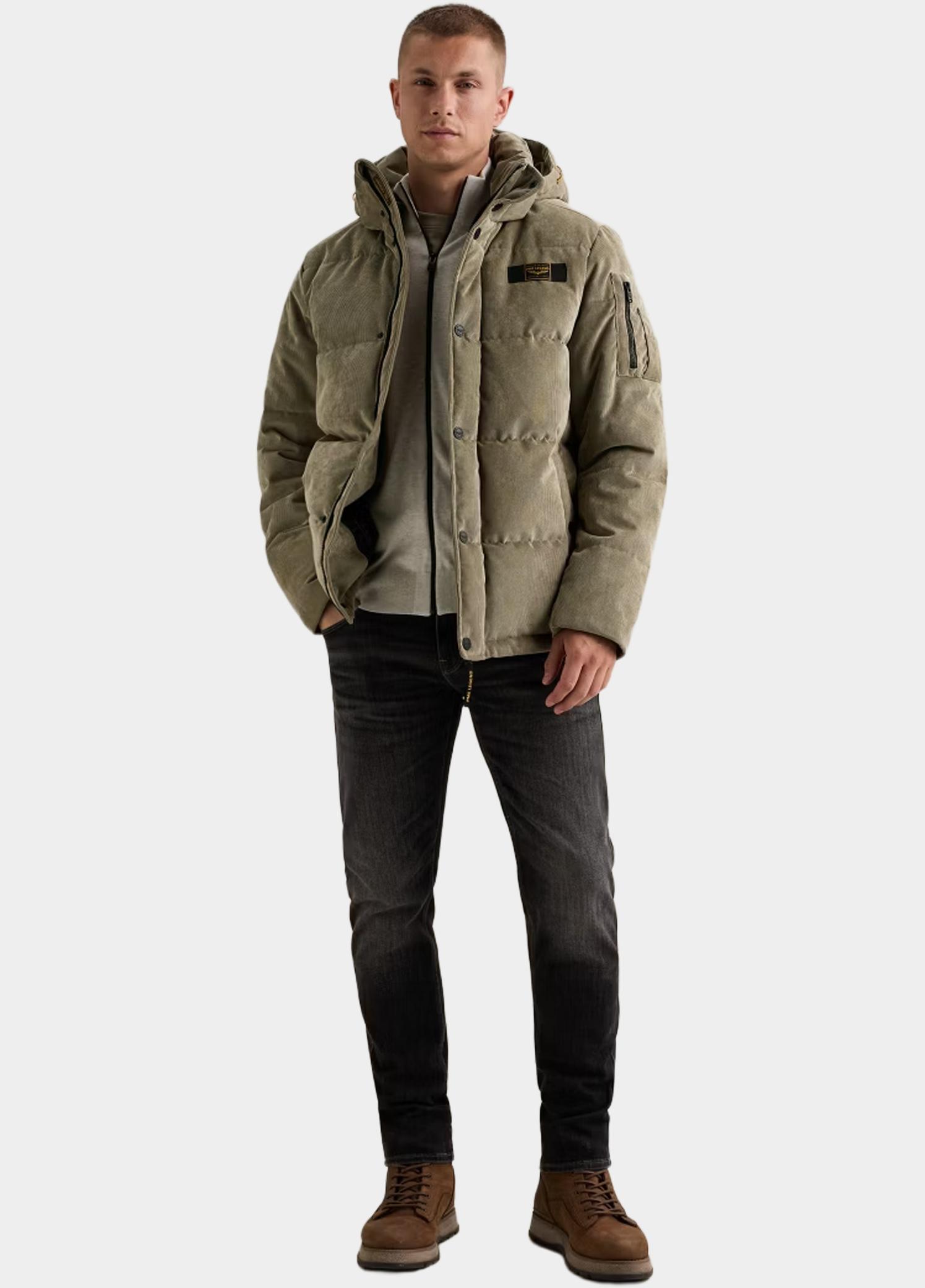 PME Legend Winterjas heren Groen Semi long jacket GOBBLER Clea PJA2609122/6485
