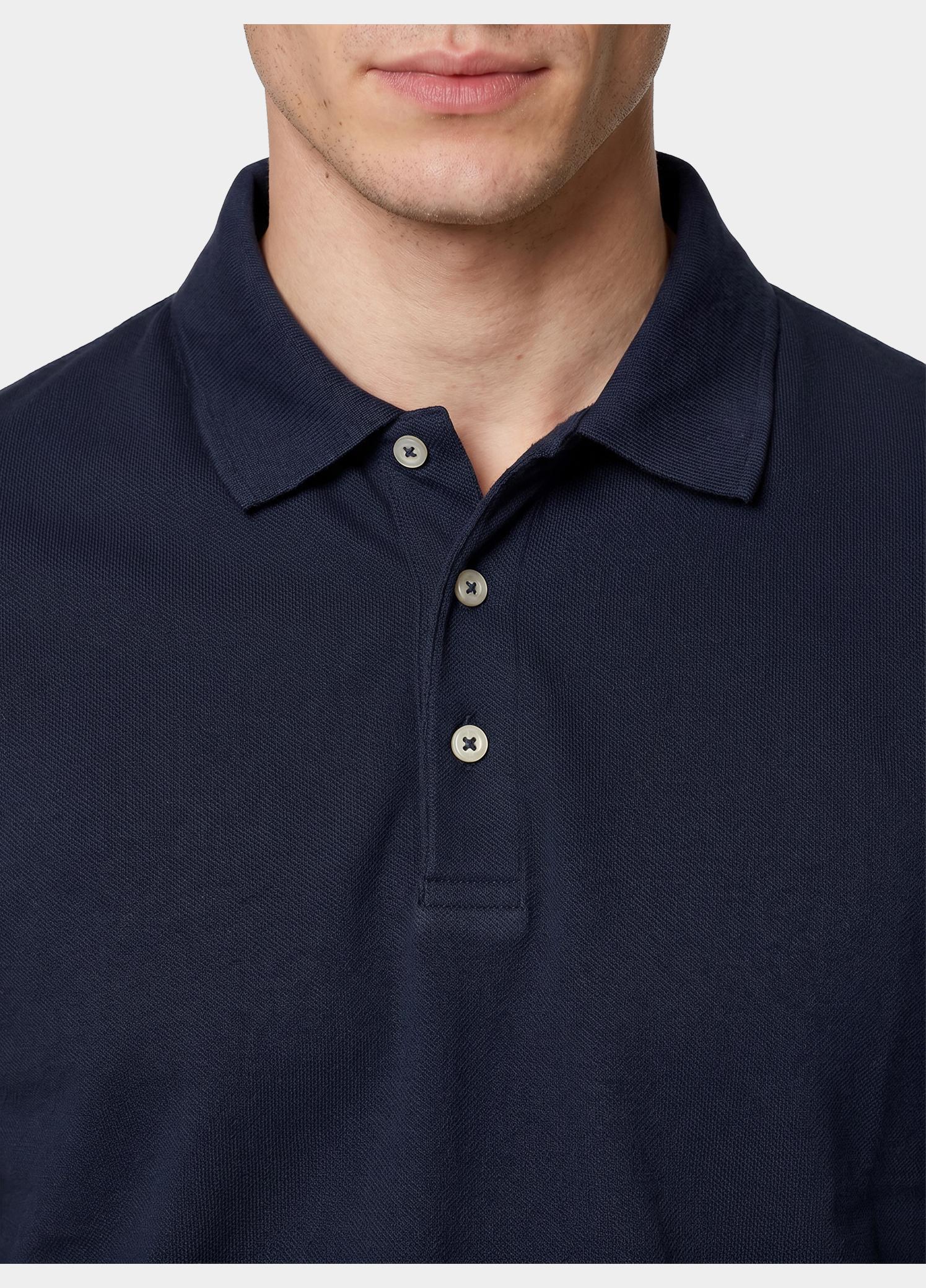 Born With Appetite Polo heren Blauw Arto Polo BWA25108AR22/290 navy