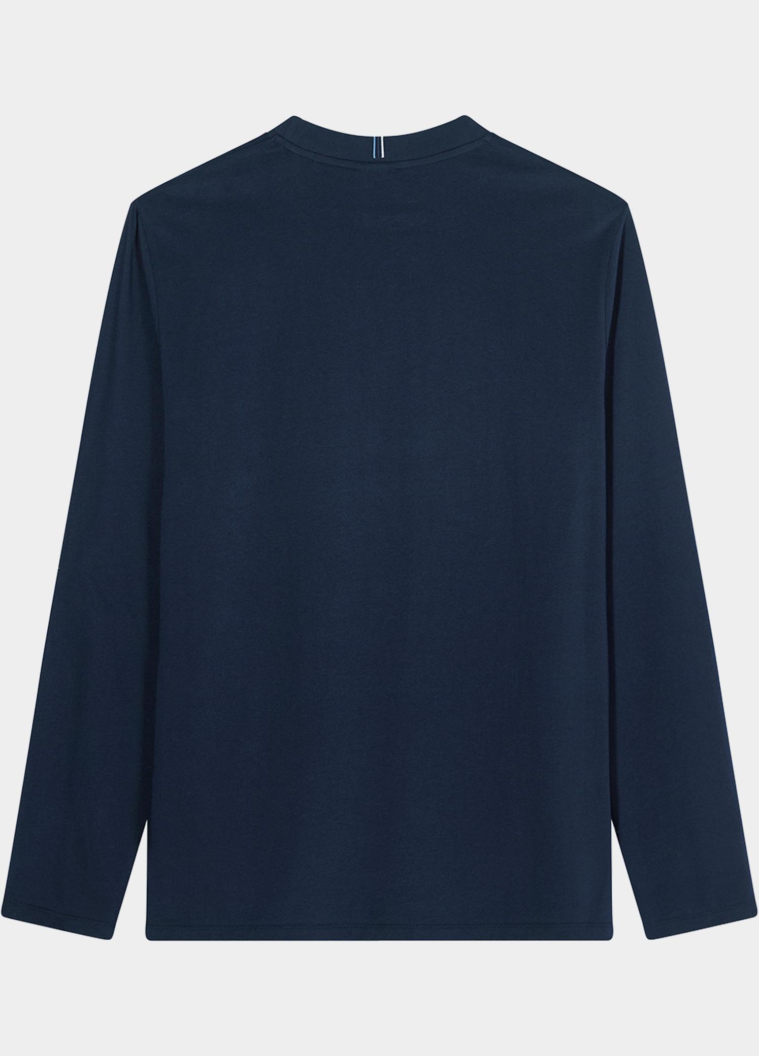 Olymp longsleeve heren Blauw Basic Longsleeve 560024/18