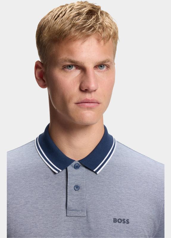 BOSS Orange Polo heren Blauw PeoxfordNew 10256894 01 50507814/464