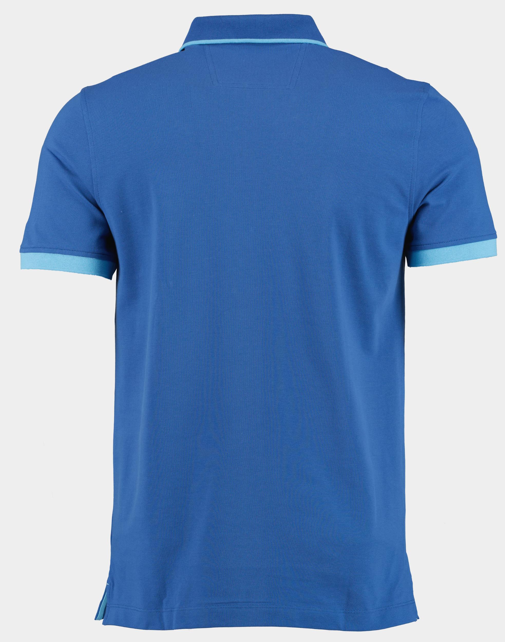 Baileys Polo korte mouw Blauw Poloshirt pique 415284/65