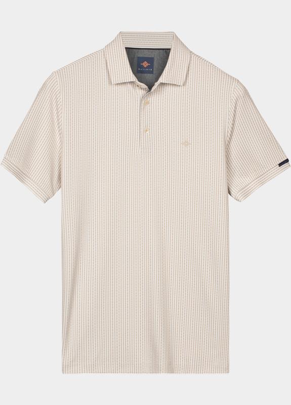Baileys Polo heren Wit Poloshirt all over print - "s 615244/81