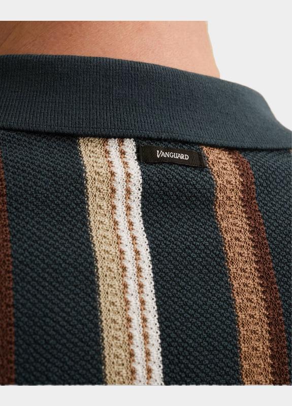 Vanguard Polo korte mouw Blauw Short sleeve polo cotton moda VPSS2604854/5108