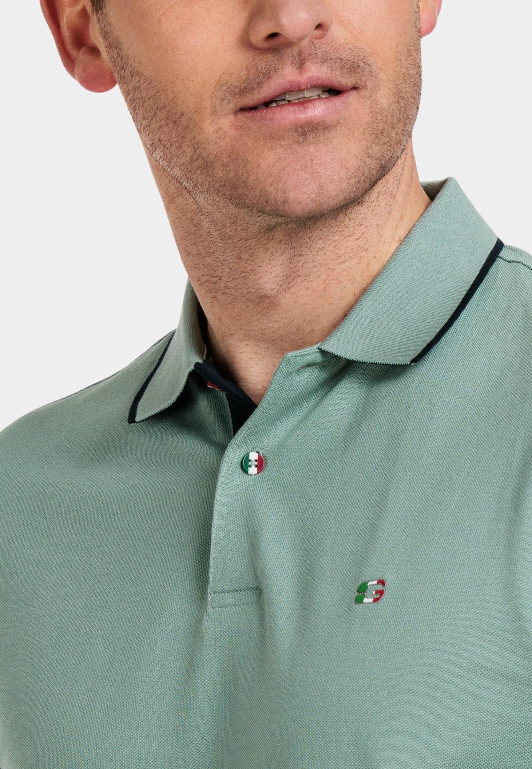 Giordano Polo korte mouw Groen Nico short sleeve signature p 516587/72