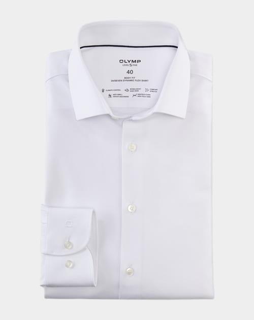 Olymp Business hemd lange mouw Wit 0734/64 Hemden 073464/00