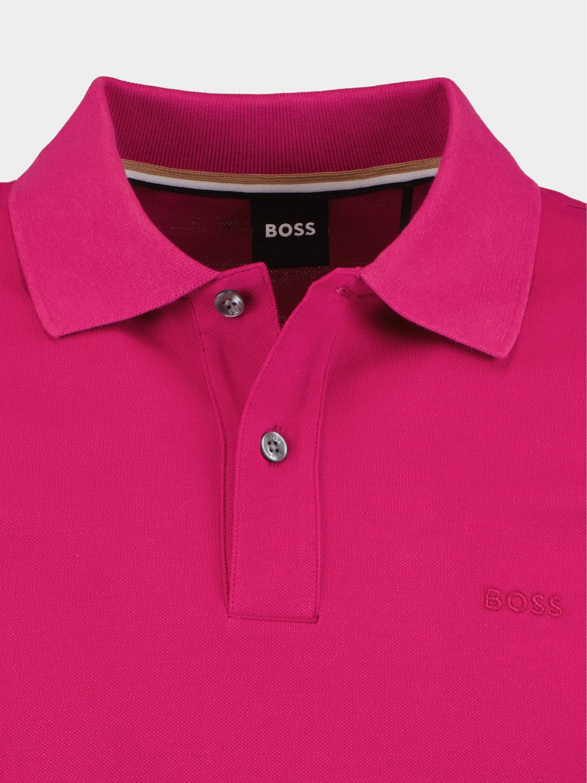 BOSS Black Polo korte mouw Roze Pallas 10241531 02 50468301/653
