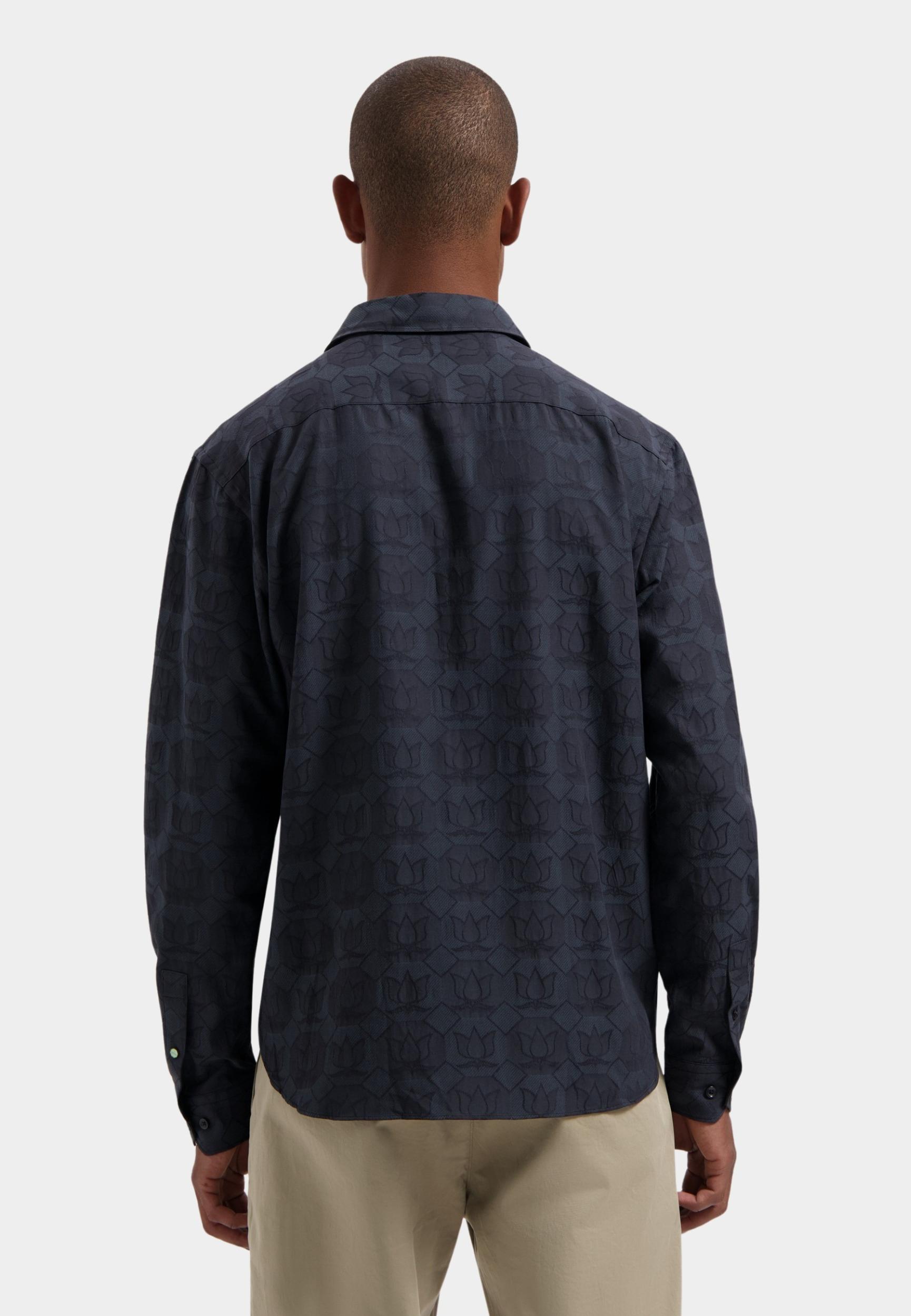 Dstrezzed Casual hemd lange mouw Zwart DS_Felix Shirt 303966/999