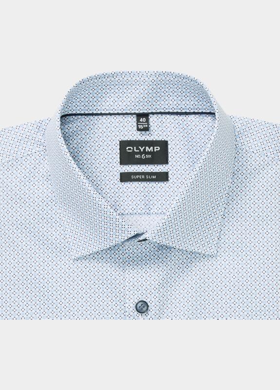 Olymp Zakelijk overhemd heren Blauw No. Six 251184/11