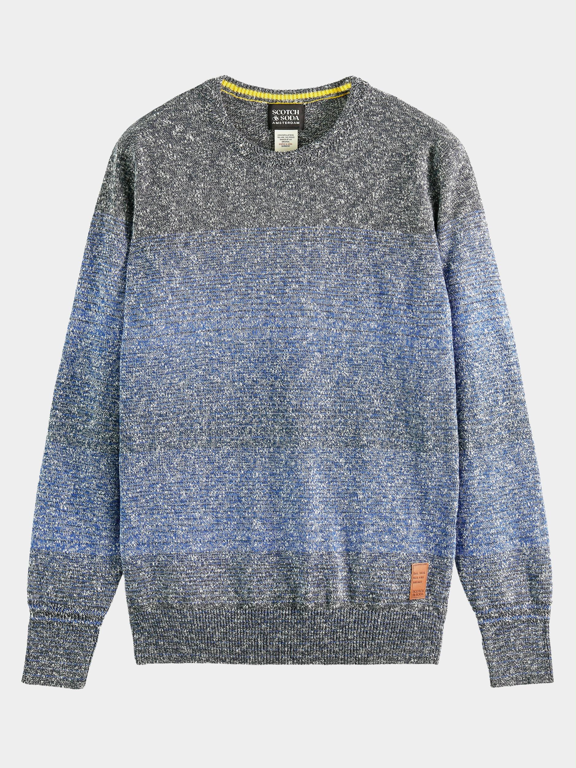 Scotch Soda Pullover Multi Gradient melange cotton blend 169250 0218
