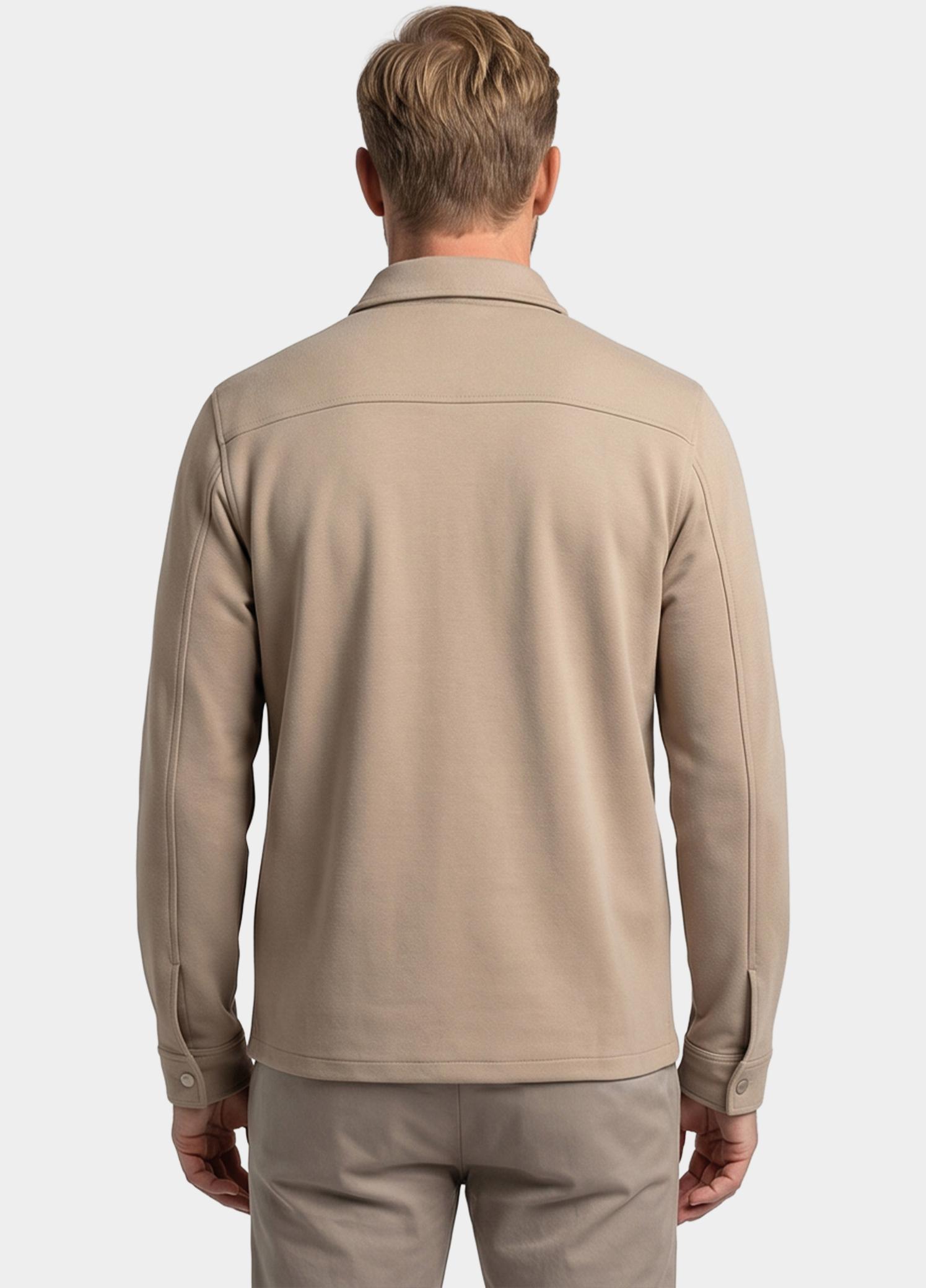 Giordano Overshirt Wit Carissio Full  Zip Overshirt 612801/81