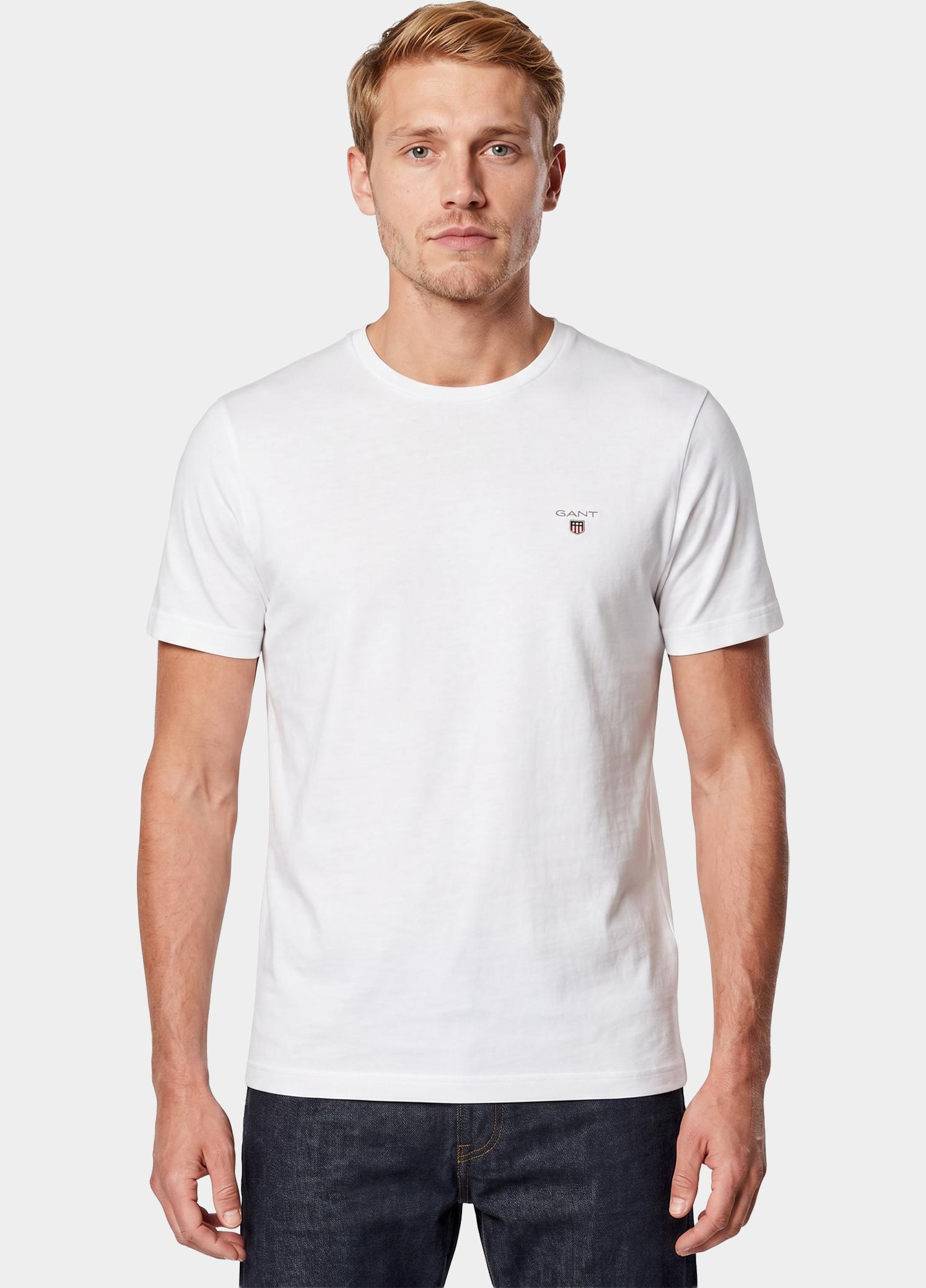 Gant T-shirt heren Wit PRINTED ARCHIVE SHIELD TSHIRT 2004080/110