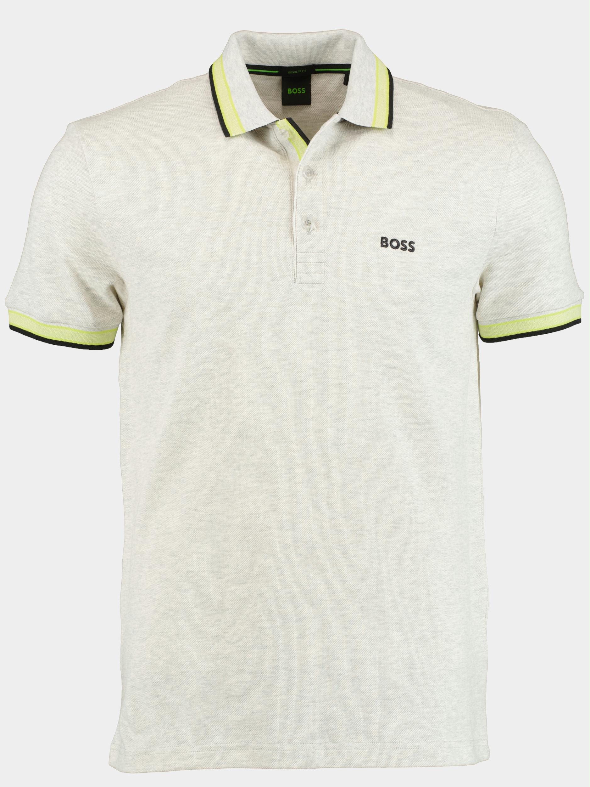 BOSS Green Polo korte mouw Grijs Paddy 10241663 01 50468983 056