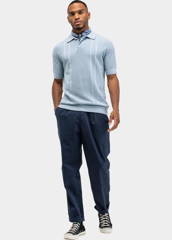 Butcher of Blue Polo korte mouw Blauw Ripley M2616001/856