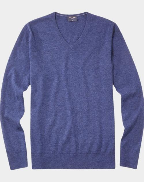 Olymp Pullover Blauw 0151/10 Pullover 015110/19