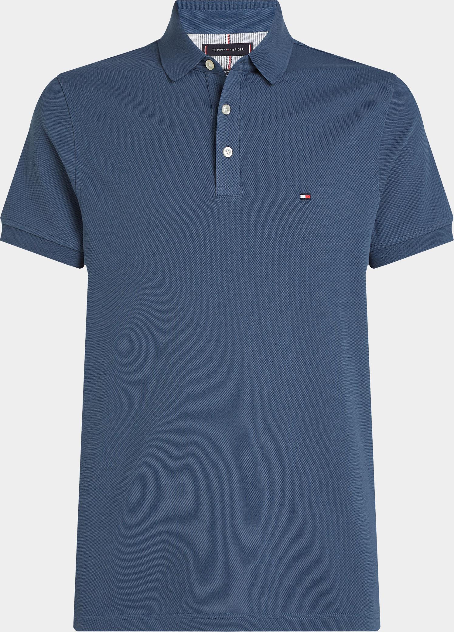 Tommy Hilfiger Polo heren Blauw 1985 Slim polo MW0MW17771/DBZ