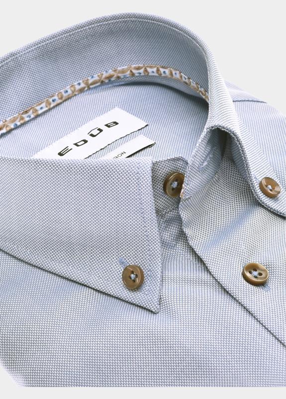 Ledub Business hemd lange mouw Blauw  0143351/160-630-000