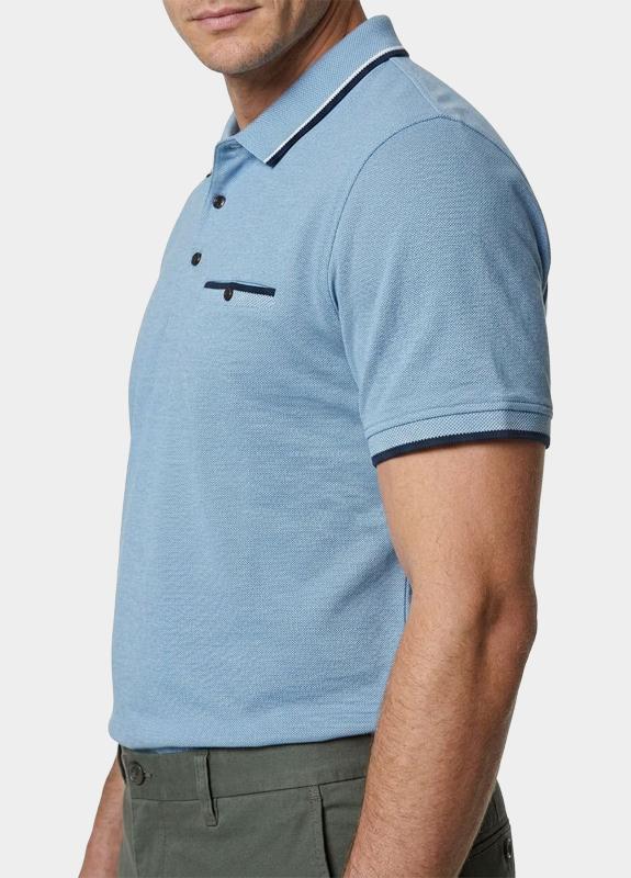 Commander flag Polo heren Blauw  214008407/642