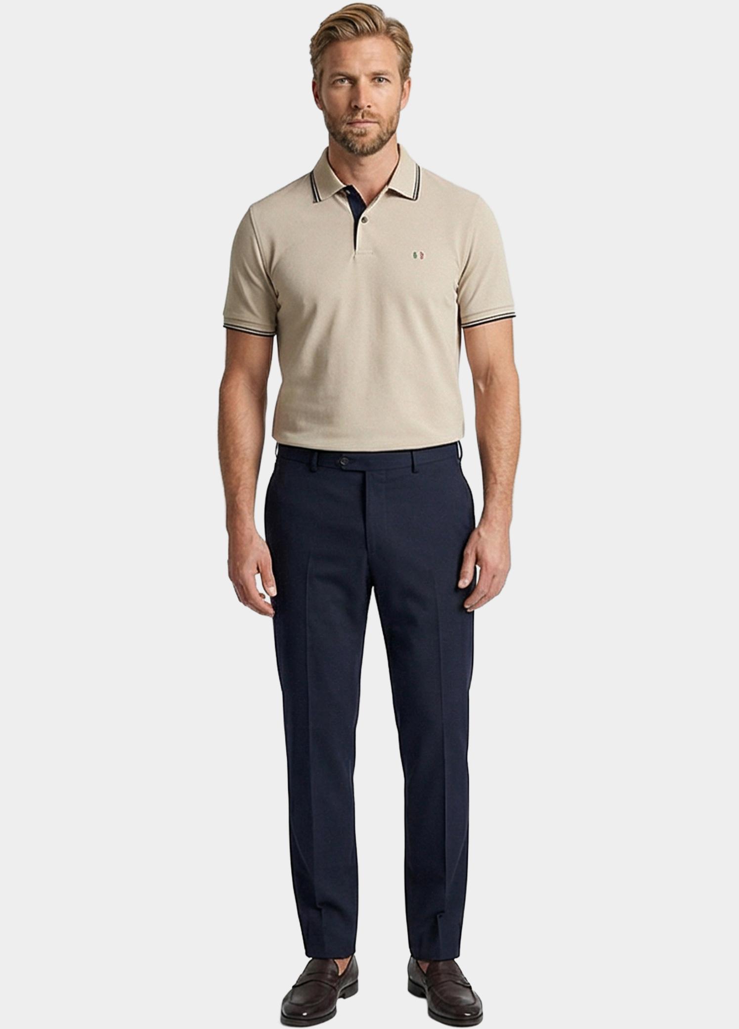 Giordano Polo heren Wit Nico Signature Polo SS Two-Pl 616587/81