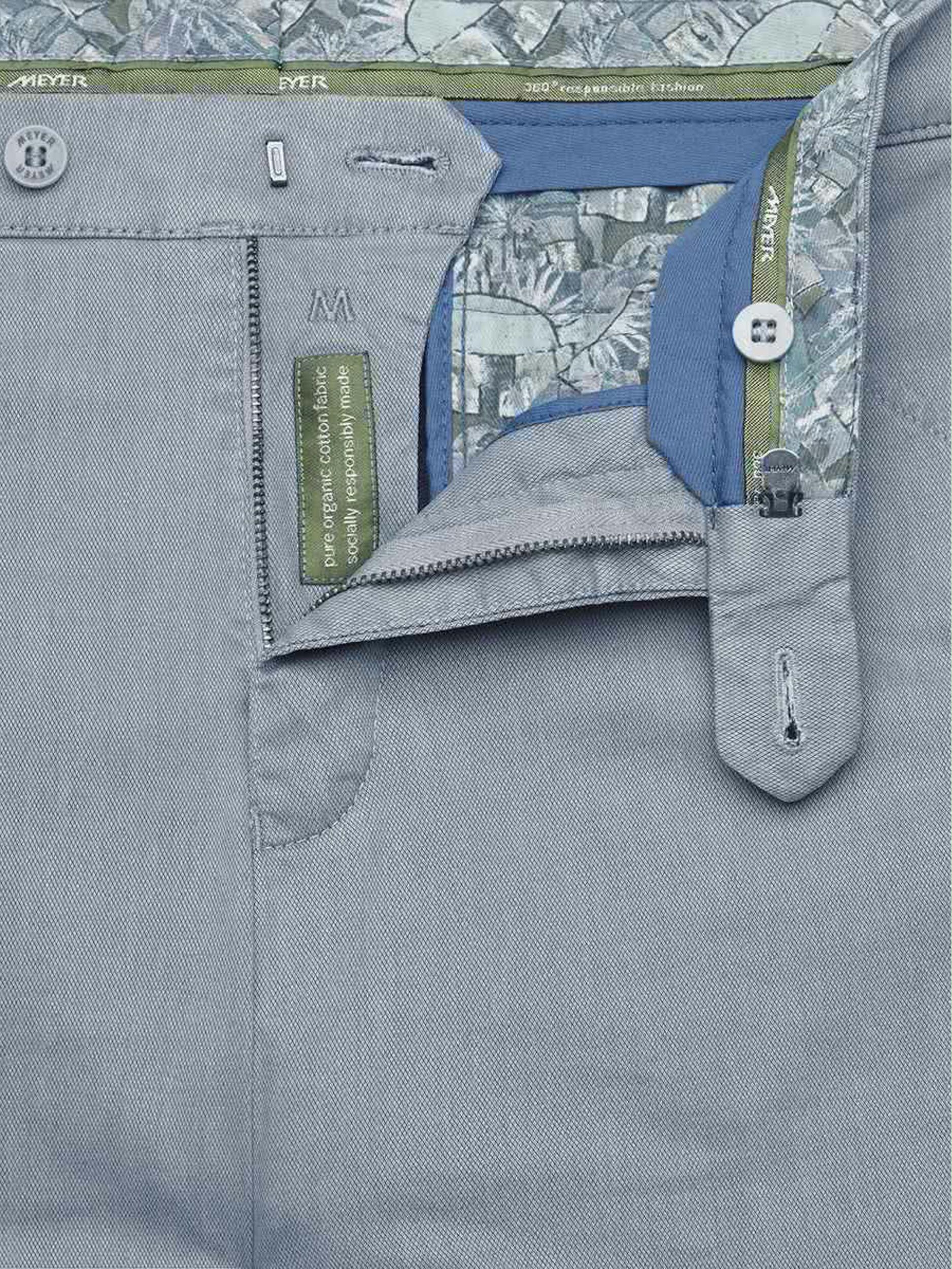 Meyer Katoenen Broek Grijs CHICAGO Art.1-5041 3321504100/06
