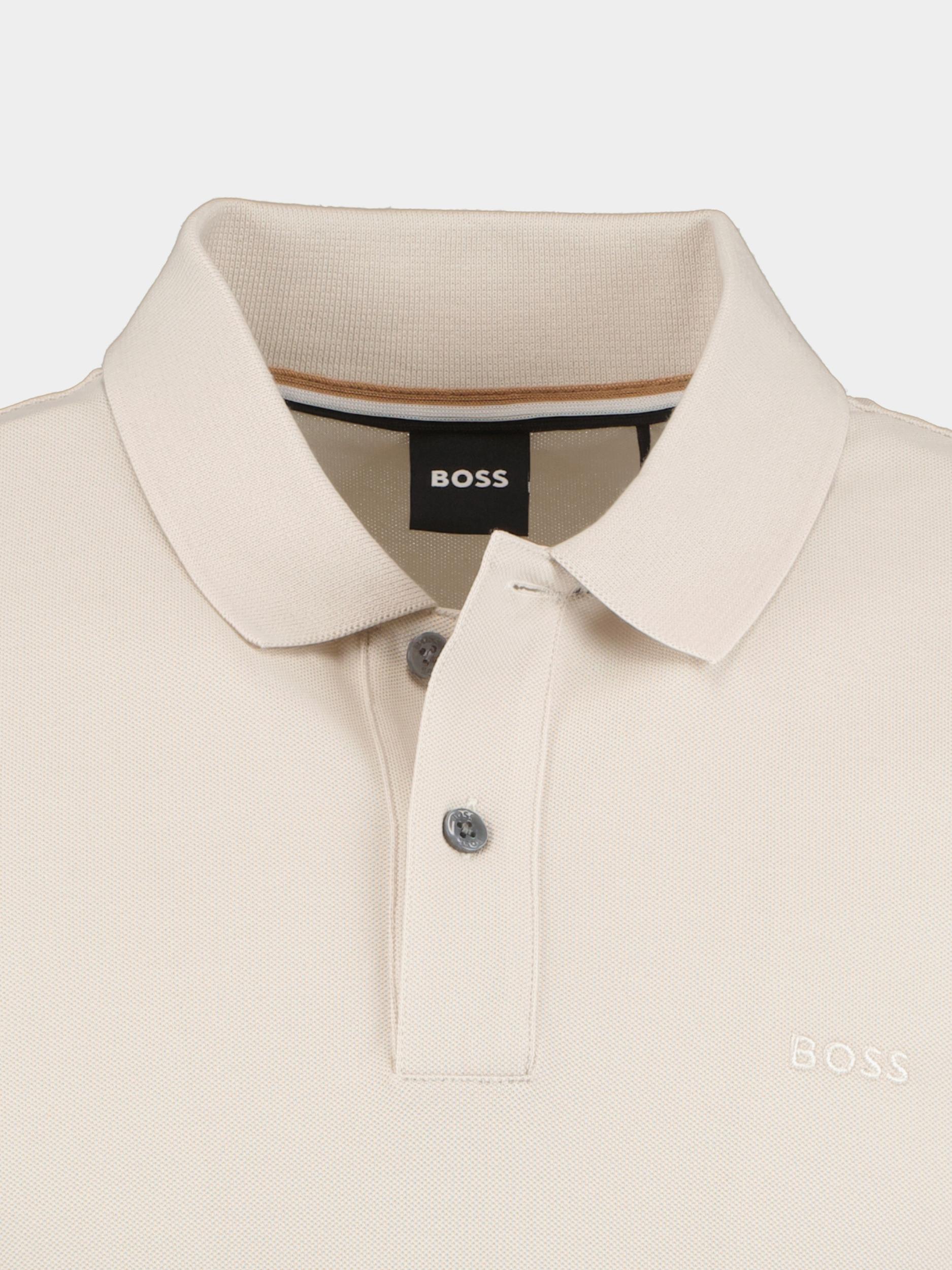 BOSS Black Polo korte mouw Wit Pallas 10241531 02 50468301/131