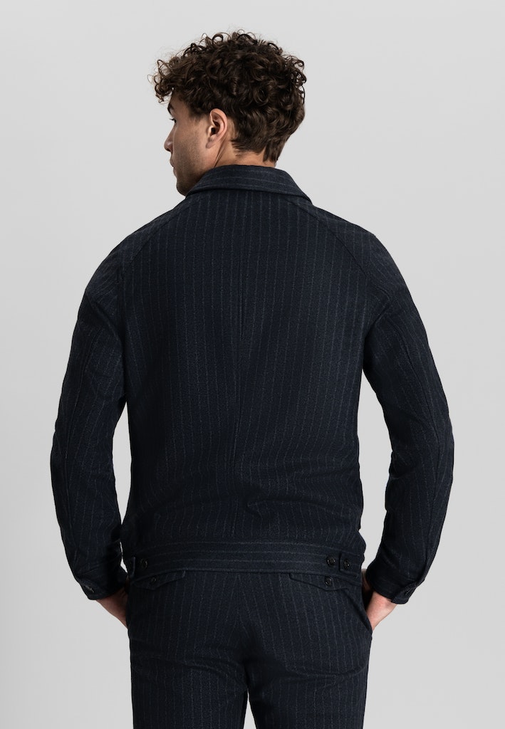 Dstrezzed Winterjack Blauw DS_Dennis Pinstripe 150042/639