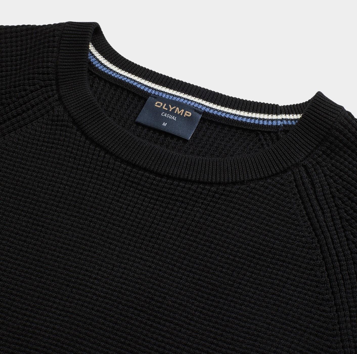 Olymp Pullover Zwart Pullover Strick 536085/68