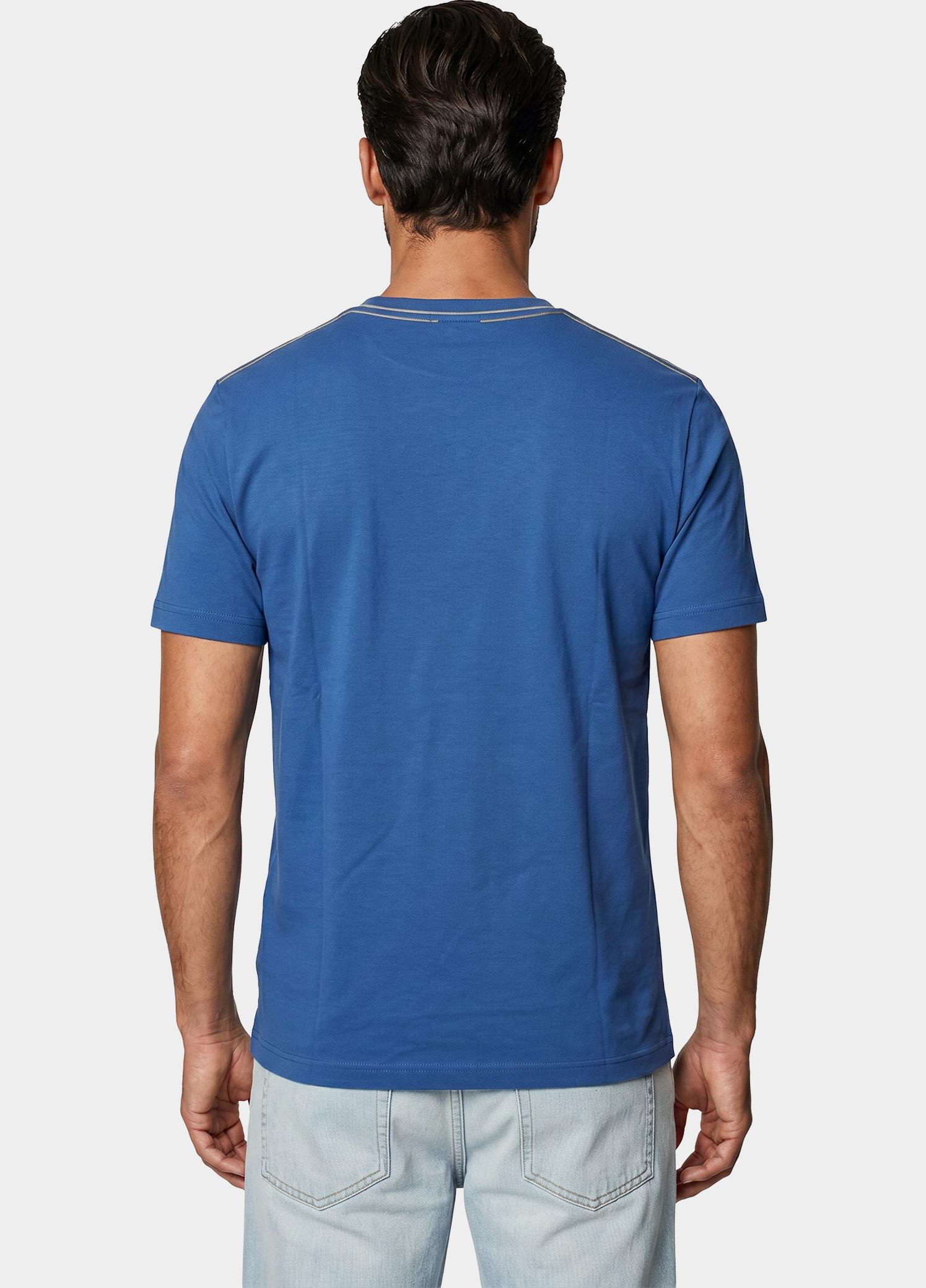 Gant T-shirt heren Blauw Contrast Logo T-Shirt 2013032/407