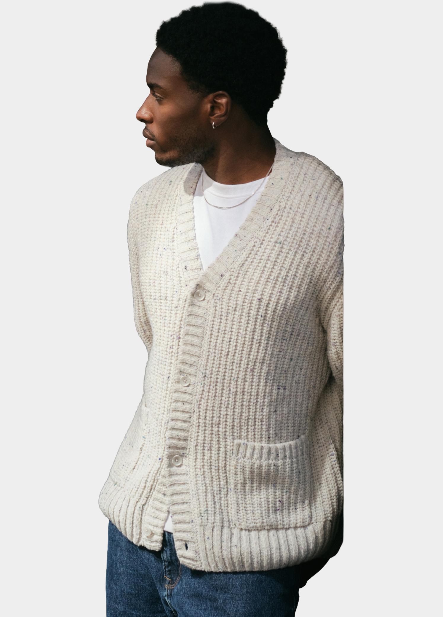 Dstrezzed Vest heren Beige Magnus Cardigan 406086/107