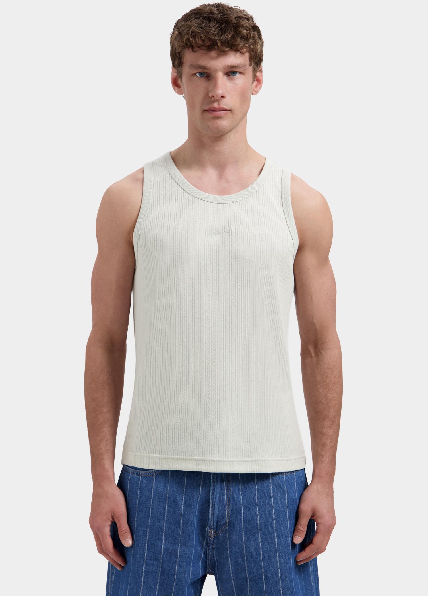Dstrezzed mouwloos shirt heren Beige Nash Singlet 203526/107