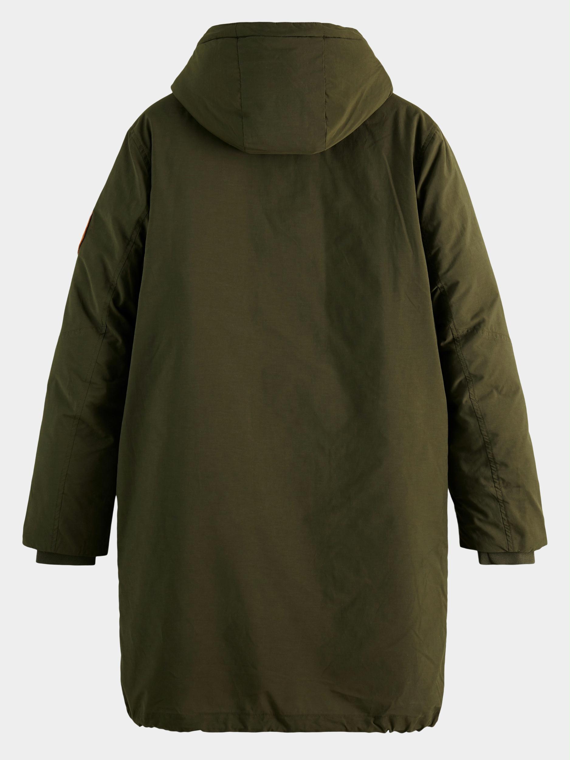 Scotch & Soda Winterjack Groen Heavy Weight padded parka 169114/0360