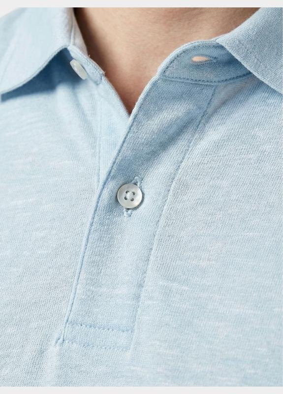 BOSS Black Polo korte mouw Blauw H-Press 235 10271433 01 50559147/450