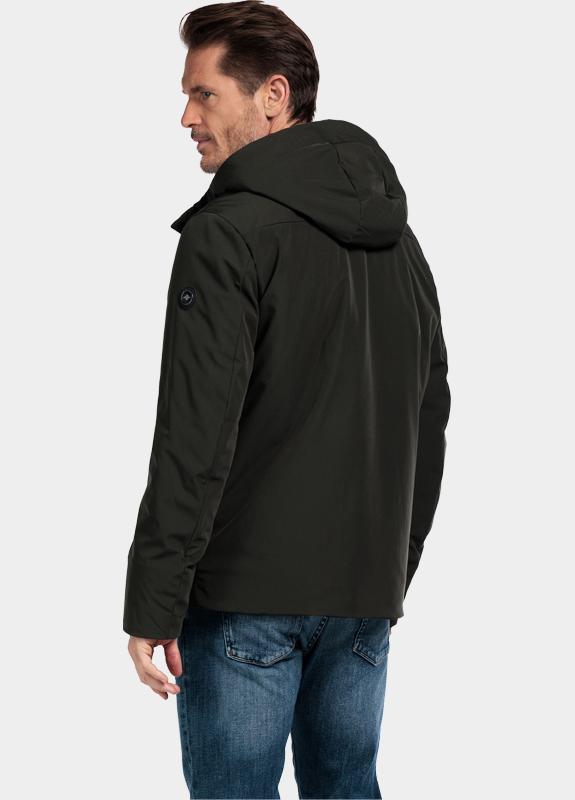 Baileys Winterjack Groen Jacket with Hood Padded. 522355/79