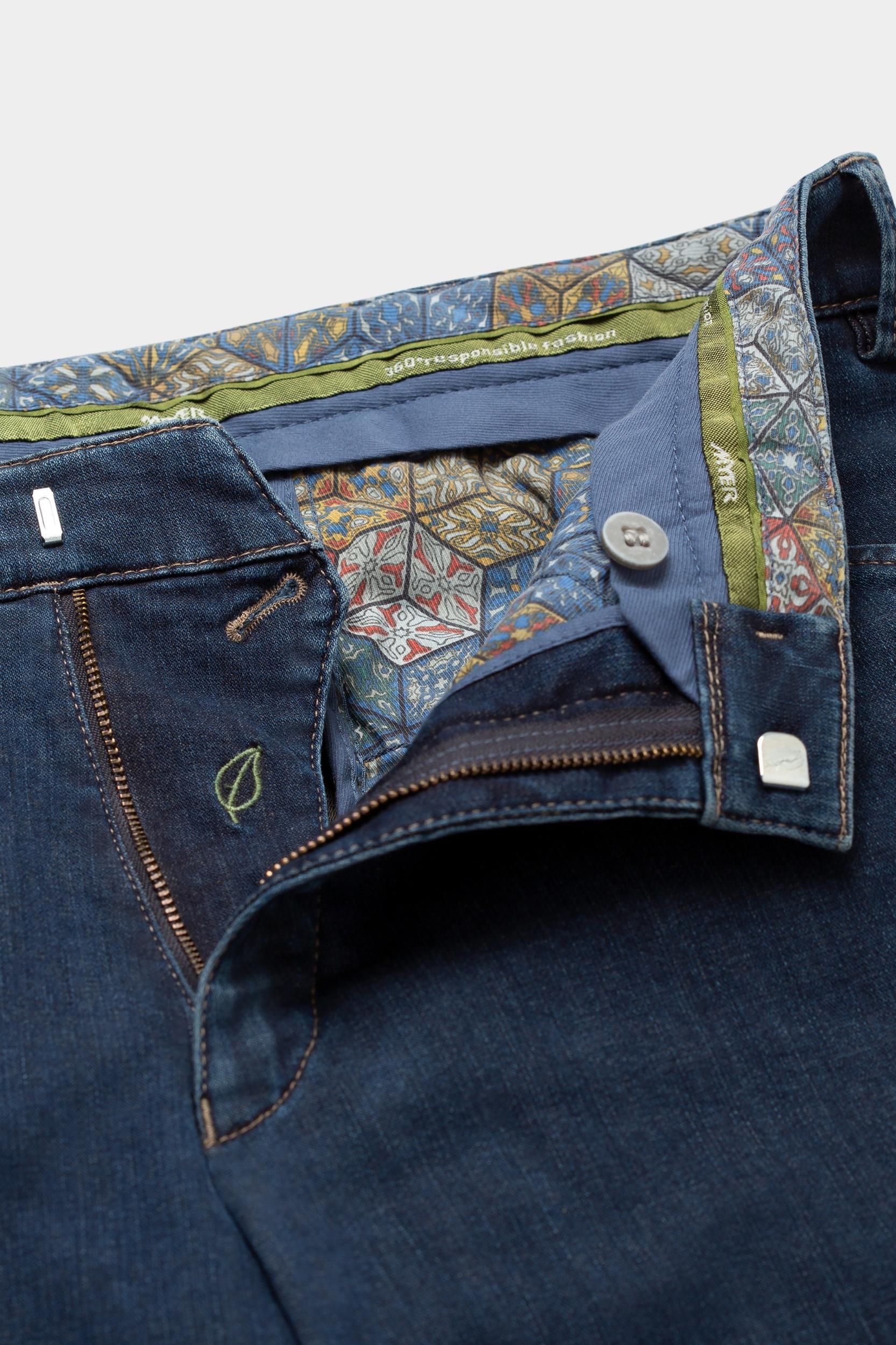 Meyer Flatfront Jeans Blauw CHICAGO Art.2-4547 3322454700/45
