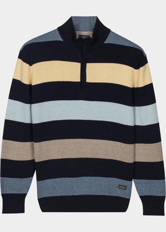 Baileys Half Zip Multi Pullover 1/2 zip  Knit solid 618451/22