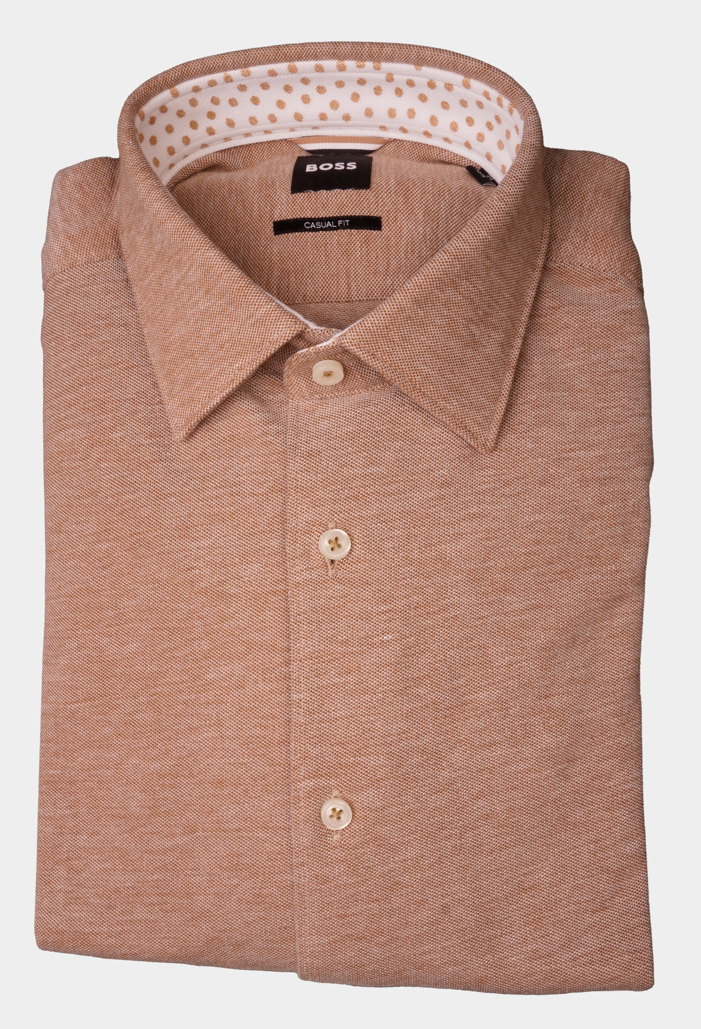 BOSS Black Business hemd lange mouw Beige C-HAL-kent-C3-223 10230023 03 50503217/260