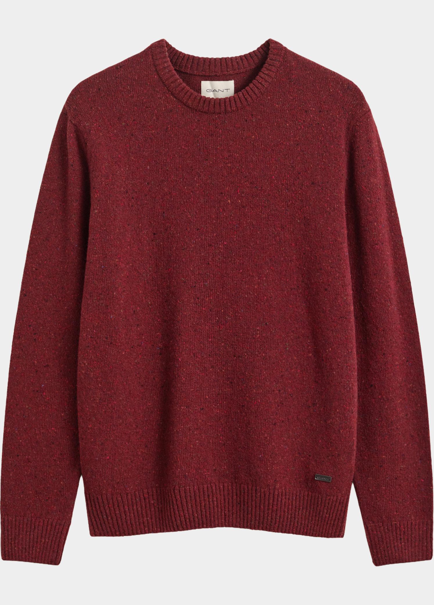 Gant Pullover heren Rood Trui met ronde hals van wolmi 8040262/604