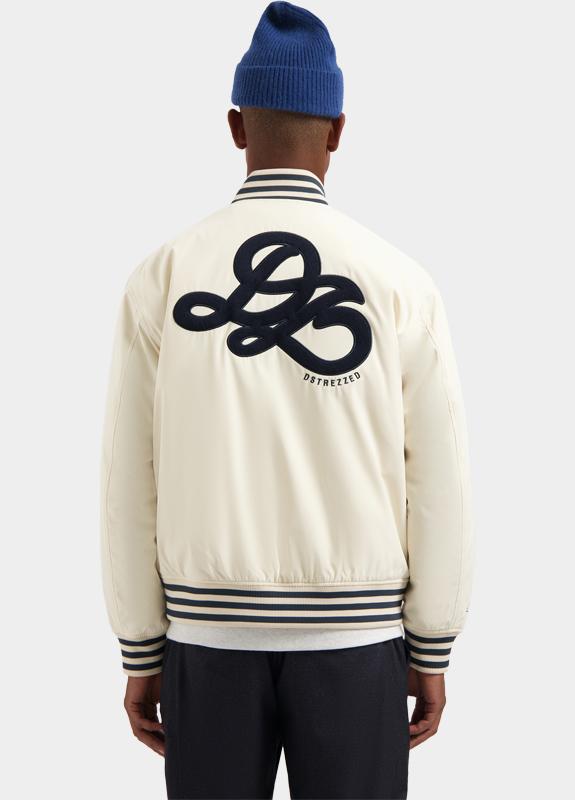 Dstrezzed Zomerjas heren Wit DS_Sonny Varsity Jacket 101654/102